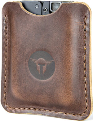 TRAILBLAZER LIFECARD LEATHER – SLEEVE DARK BROWN