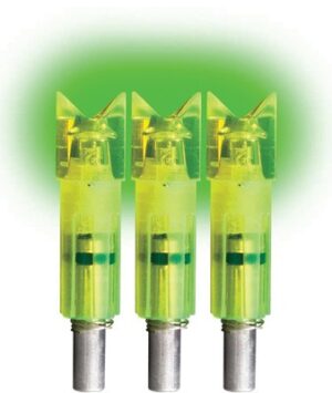 LUMENOK LIGHTED NOCK XBOW GRN – CRESCENT EASTON CARBON 3PK