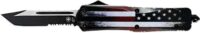 TEMPLAR KNIFE LARGE OTF FULL - US 3.5" BLACK TANTO SERRATED