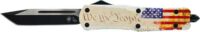 TEMPLAR KNIFE LARGE OTF WE THE - PEOPLE 3.5" BLACK TANTO