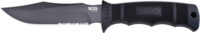 SOG KNIFE SEAL PUP 4.75″ – BLACK SERRATED W/KYDEX SHEATH