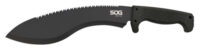 SOG MACHETE SOGFARI KUKRI – BLACK W/SHEATH
