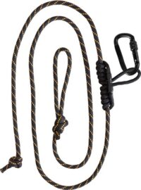 MUDDY SAFETY HARNESS LINEMAN’S – ROPE W/CARABINER & PRUSIK KNOT