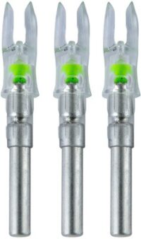 NOCKTURNAL LIGHTED NOCK – S-SERIES GREEN 3/PACK