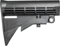 ONE HORSE AR15 BUTTSTOCK – MIL-SPEC 6 POSITION BLACK