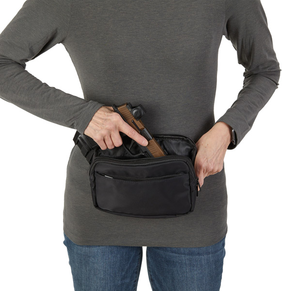 US PEACEKEEPER SIDEKICK PACK – BLACK W/ POCKET FOR MICRO GUN