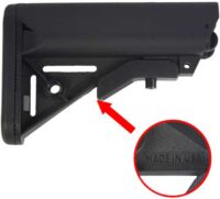 J&E 3RD GEN ARMORY SOPMOD – AR15 BUTTSTOCK BLACK