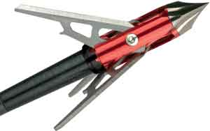 RAGE BROADHEAD 3-BLADE W/SC – 100GR CHISEL TIP 1.6″ CUT 3PK