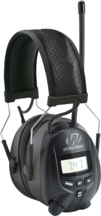 WALKERS MUFF WITH AM/FM RADIO – & PHONE CONNECTION 25dB BLACK