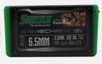 SIERRA BULLETS 6.5MM .264 – 120GR TGK 100CT