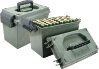 MTM AMMO BOX SHOTSHELL DRY BOX – 20GA UP TO 3″ 100RDS CAMO