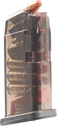ETS MAGAZINE FOR GLOCK 26 9MM – 10RD CARBON SMOKE POLYMER