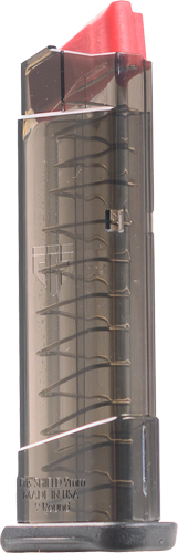 ETS MAGAZINE S&W SHIELD 9MM – 9RD EXTENDED CARBON SMOKE