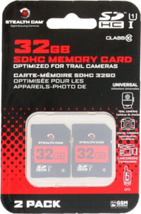 STEALTH CAM SDHC MEMORY CARD – 32GB 2PK SUPER SPEED CLASS 10