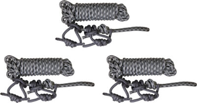 SUMMIT LIFE LINE 30′ SAFETY – LINE W/DOUBLE PRUSICK KNOT 3PK