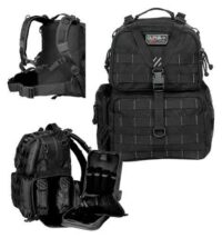GPS TACTICAL RANGE BACKPACK – W/WAIST STRAP BLACK NYLON