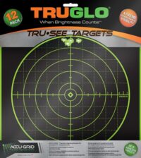 TRUGLO TRU-SEE REACTIVE TARGET – 100 YARD 12″X12″ 12-PACK