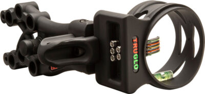 TRUGLO BOW SIGHT CARBON XS – XTREME 5-PIN .019DIA BLACK