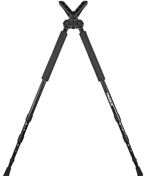 TRUGLO SOLID SHOT BI-POD – 21″-40″ BLACK W/NEOPRENE HNDLE