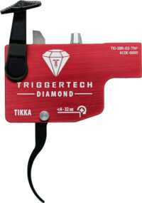 TRIGGERTECH TIKKA SINGLE STAGE - BLACK DIAMOND CURVED BLK/RED