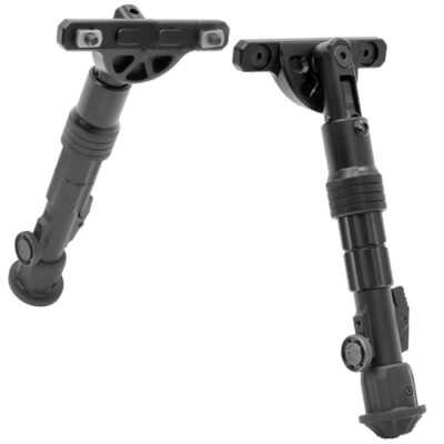 UTG BIPOD RECON FLEX M-LOK – MATTE BLK CENTER H 5.7″-8″