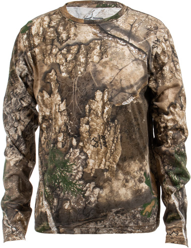 HABIT BEAR CAVE YOUTH TEE – LONG SLEEVE REALTREE APX MED.