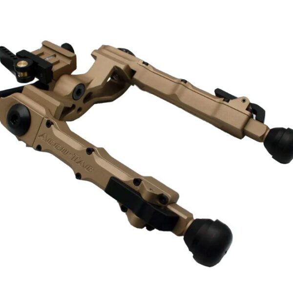 ACCU-TAC BIPOD WIDE BODY RIFLE – 7.5″ MAX HEIGHT PICATINNY TAN