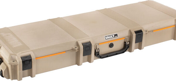 PELICAN VAULT DOUBLE RIFLE - CASE W/ WHEELS/FOAM 53" TAN