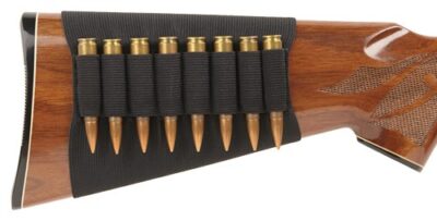 BULLDOG RIFLE STOCK SLEEVE – CARTRIDGE CARRIER BLACK NYLON