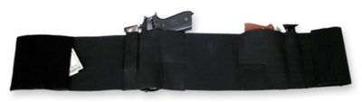 BULLDOG BELLY WRAP HOLSTER BLK – MEDIUM  HOLDS 2 GUNS & 2 MAGS