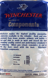 WINCHESTER UNPRIMED CASES – 357 MAGNUM 100 PACK 20PK/CS