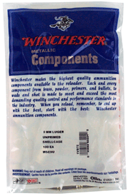 WINCHESTER UNPRIMED CASES – 9MM LUGER 100 PACK 20PK/CS