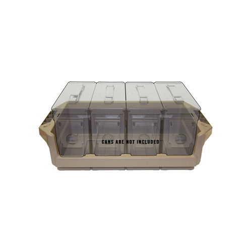 METAL AMMO CAN TRAY – 30 CAL. – DARK EARTH