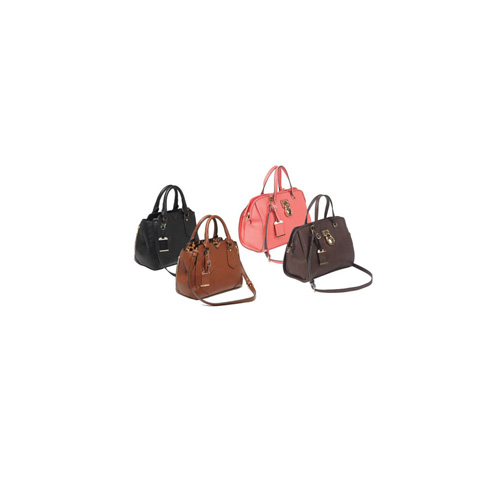 CONCEALED CARRY SATCHEL PURSE W/ HOLSTER – CHOCOLATE BROWN