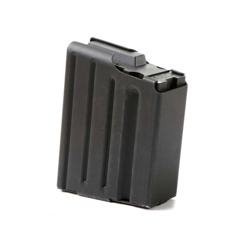 SR25/DPMS .308 STAINLESS 10 ROUND MAGAZINE – MARLUBE BLACK, BLACK FOLLOWER