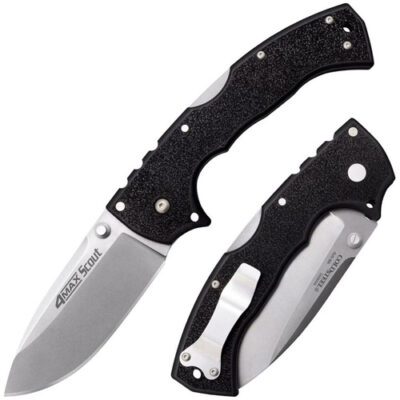 4-MAX SCOUT FOLDING KNIFE – DROP POINT, BLACK