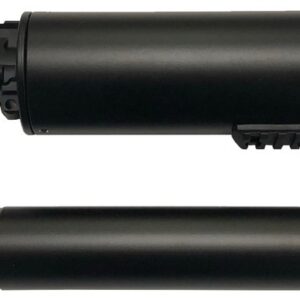 F5 MFG Soda Can Launcher – Black | Picatinny Rail | Includes Golfball/Net/Smoke Canister attachment