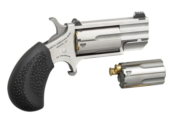 NORTH AMERICAN ARMS PUG 22MAG/22LR 1″ SS CONV NS