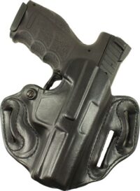 DESANTIS SPEED SCABBARD HOLSTR – RH OWB LEATHER S&W GOVERNOR BL