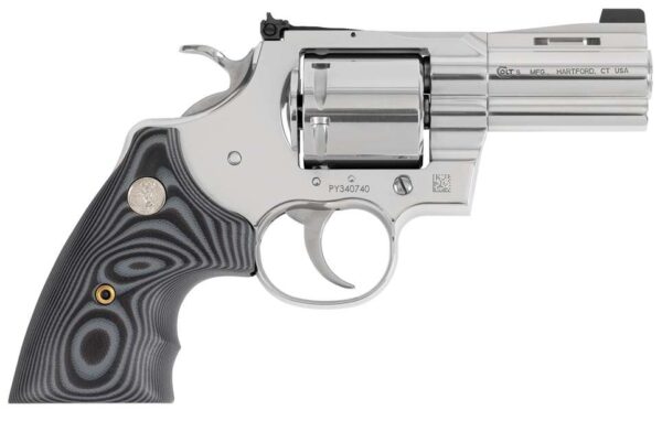 COLT PYTHON CMBT ELT STAINLESS REVOLVER 357 MAG 3″ 6 RD