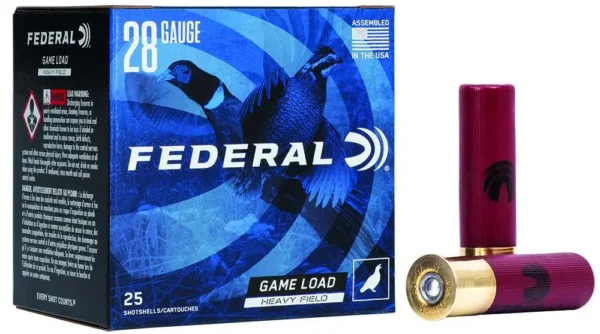 FEDERAL 28GA 2-3/4″ 1 OZ 6 25 RD/BX 10 BX/CS