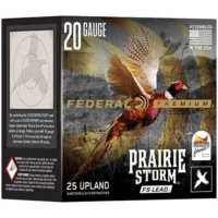 FEDERAL 20GA 2-3/4″ MAX 1OZ 6 SHOT FS LEAD 25 RD/BX 10 BX/CS