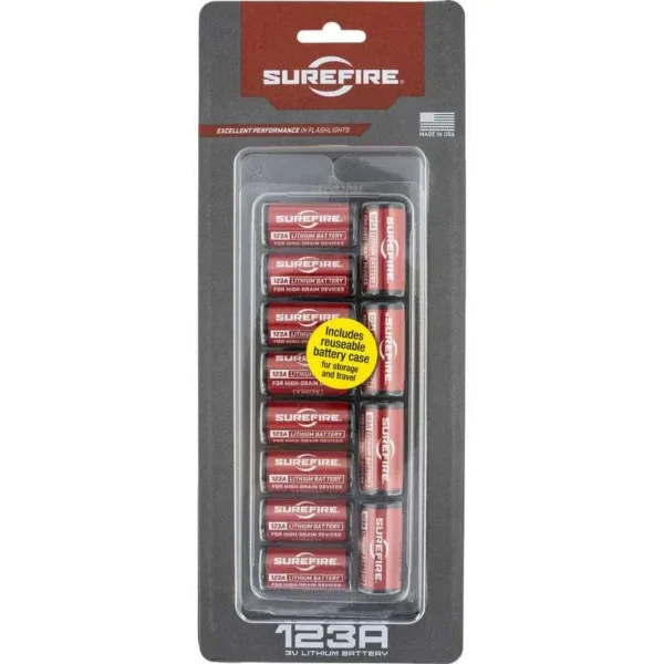 SUREFIRE SF123A 12-PACK CLAMSHELL