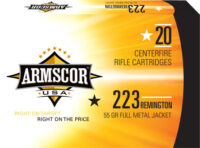 ARMSCOR 223 REM 55GR FMJ – 20RD 50BX/CS