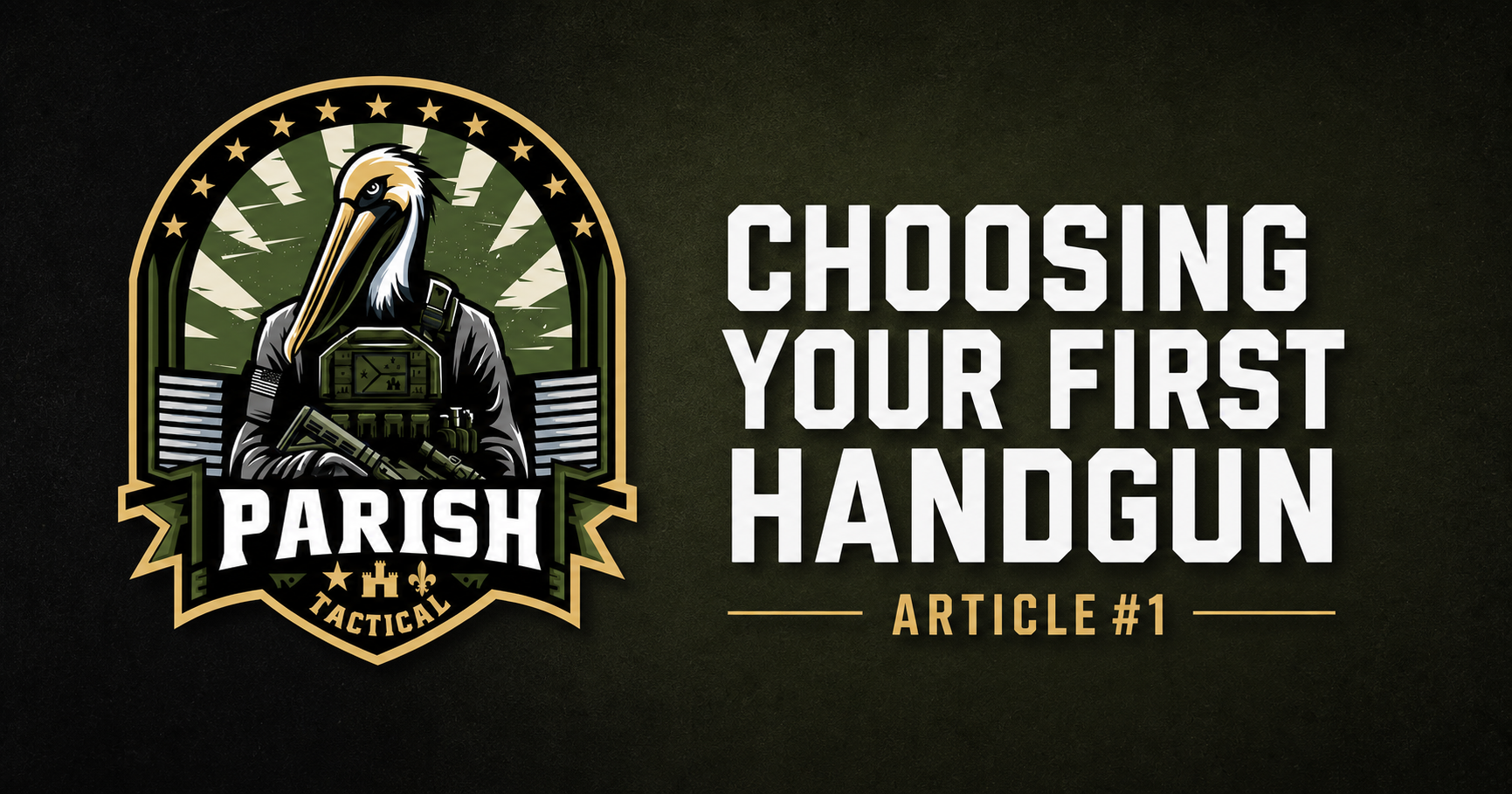 Article #1: No BS Guide to Choosing Your First Handgun
