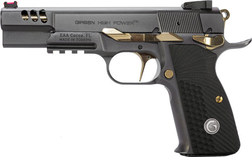 GIRSAN MCP35 NEGOTIATOR 9MM – 4.87″ TITANIUM/GOLD 15+1 TALO