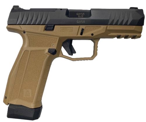 AREX DELTA GEN 2 X OR 9MM 1-17 – 1-17+2 MAG 4″ BLK SLIDE/FDE FR