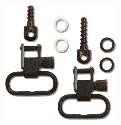 GROVTEC SWIVEL SET WITH TWO – WOOD SCREW & SPACERS BLACK
