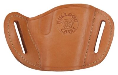 BULLDOG BELT SLIDE HOLSTER TAN – RH MED AUTOS 1911 BROWNING HP