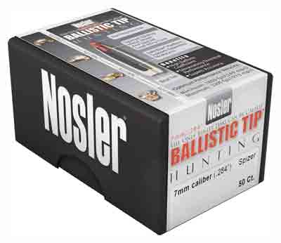 NOSLER BULLETS 7MM .284 – 140GR BALLISTIC TIP 50CT